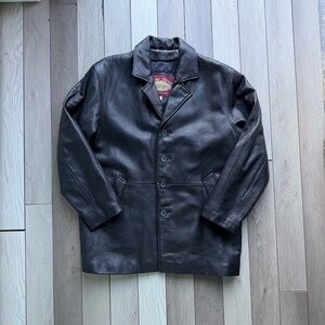 Euro Mond Of California Vintage Men’s Genuine Leather Jacket